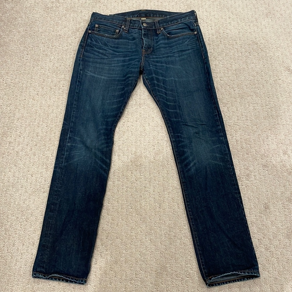 Men’s J. Crew jeans in Japanese denim